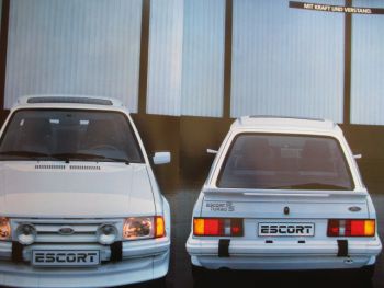 Ford Escort RS Turbo Katalog November 1984