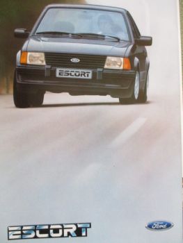 Ford Escort +XR3i +Cabrio +L GL Ghia +Express +Preisliste Februar 1984