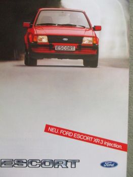 Ford Escort +XR3 i +Ghia +Turnier +Express Januar 1983