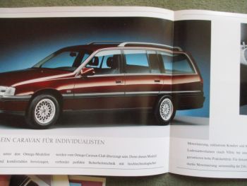 Opel Omega A Caravan Club Katalog März 1991 NEU