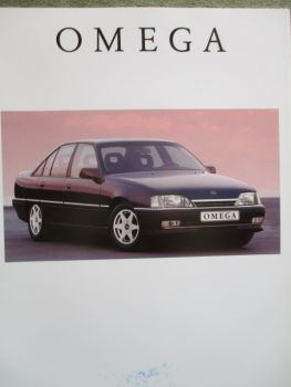 Opel Omega A GL GLT Sportive CD Diamant 24V 2.0i kat 2.3d +TD 2.6i kat 3.0i 24V kat August 1992