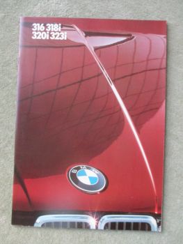 BMW 316 318i 320i 323i E30 +Baur TC Cabriolet Katalog September 1984 NEU