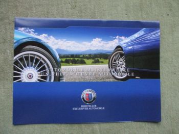 Alpina Gesamtprogramm D3 E90 E91 E92 E93 B3 B6 S E63 E64 B7 F01 F02 +Poster 2009