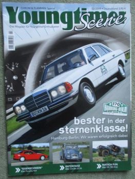 Youngtimer Scene 2/2009 Porsche 924, 88er Citroen 2CV6,VW Iltis (183),Ford Capri,Opel Manta A 1900S,BMW 730 E23