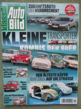 Auto Bild klassik 1/2022 Opel Corsa A,DeLorean DMC-12 +eLorean,BMW 2000,850i E31,Dauertest Granada vs. US Modell
