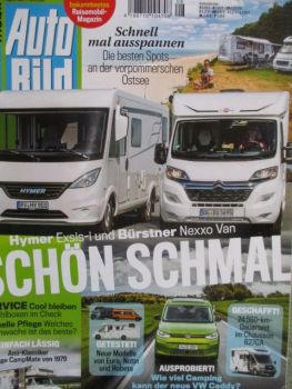 Auto Bild reisemobil 8/2021 Dodge CampMate, Dauertest Chausson 627GA,La Strada Siena