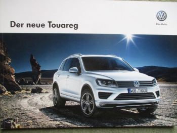 VW Touareg Typ 7P +Exclusive +R-Line 150kw V6TDI SCR 193kw 250KW V8 TDI 245kw V6 TSI Hybrid 4Motion November 2014
