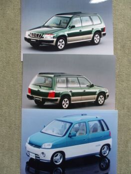 Subaru Press Kit Tokyo Motor Show 1995 Streega Concept Car Studie +Elcapa +Fotos Englisch