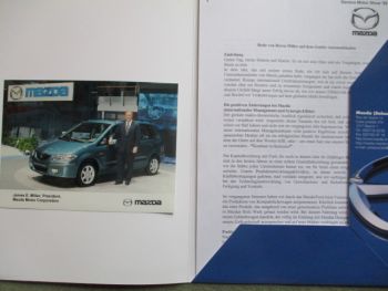 mazda Premacy Pressemappe Genf 1999 +Foto Schweiz