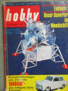 hobby Das Magazin 11/1966 Autotest Trabant 601,Düsenclipper,