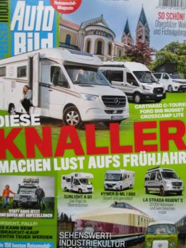 Auto Bild reisemobil 4/2021 Hymer B-ML I 880,Dauertest La Strada Regent S,Carthago C-Tourer,Ford Big Nugget,Crosscamp Lite