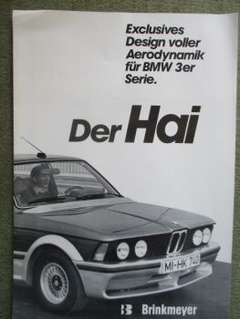 Brinkmeyer der Hai BMW 3er Serie E21 Aerodynamik Katalog Rarität