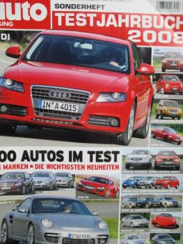Auto Zeitung Testjahrbuch 2008 100 Autos, R8,A4,BR204,Passat 3C,M3 E92,F430,997 GT2,Octavia Scout,Fiat 500