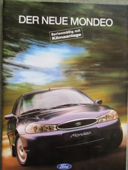 Ford Mondeo CLX GLX Ghia +GT +Turnier Katalog Oktober 1996 NEU