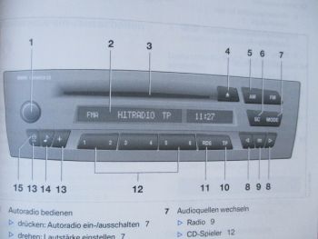 BMW Business CD Autoradio Anleitung Februar 2011