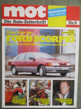 mot Nr.9 Alles über den Ford Scorpio Preise,Fahrberichte,Entwicklung Interview mit Daniel Goeudevert