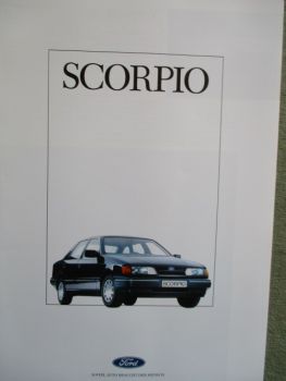 Ford Scorpio CL GL Ghia +4x4  Prospekt Dezember 1986