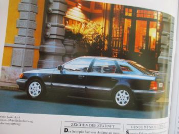 Ford Scorpio CL GL Ghia +4x4 Katalog Juni 1988