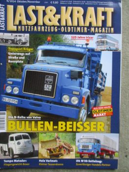 Last & Kraft 6/2014 Tempo Matador,Hela Varimot,IFA W50 Sattelzug,125 Jahre Irizar,Volvo N1225,