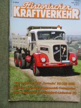 Historischer Kraftvekehr 1/2012 ÖAF 30-230DHK Tornado ,Goggomobil TL 300,MAN Hauber TLF 24/50,Omnibusse