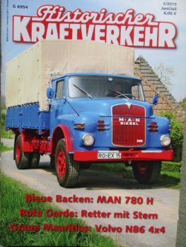 Historischer Kraftverkehr 3/2015 MAN 780H,Volvo N86-44T 4x4,Unimog S BR404.0,