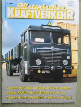 Historischer Kraftverkehr 6/2012 Büssing Typ 12000,MAN D1 KL26,Robur LO 2500,Büssing-NAG 900
