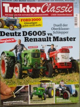 Traktor Classic 1/2020 Deutz D6005 vs. Renault Master,Ford 2000,JOhn Deere 1020,Nordtrak Stier 18