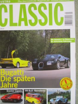 Austro Classic 5/2010 Bugatti Typ 101,EB110 +16.4 Veyron Hermes +Galibier,VW T1 Bosch Renndienst,