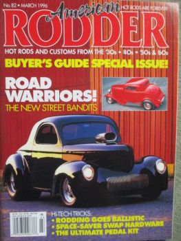 American Rodder 3/1996 Ford Phantom,41er Willys,