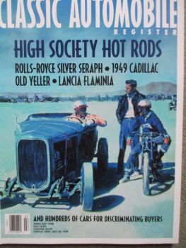Classic Automobile Register 6+7/1998 Rolls-Royce Silver Seraph,1949 Cadillac,Lancia Flaminia Zagato,Delage D8-120 Aérosport