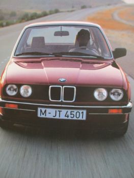 BMW 316 318i 320i 323i E30 Prospekt September 1983
