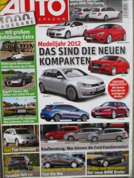 Auto Strassenverkehr 24/2011 Fiat Freemont 2.0,Mégane RS Trophy,ML250,BMW 316d touring E91 Touring