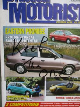 Practical Motorist 10/1995 VW Polo 6N 1.3L, Proton Persona, Hyundai Accent,Skoda Estelle,Triumph Spitfire