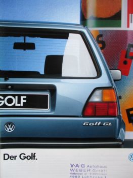 VW Golf II Typ 19E CL GL GT GTD Katalog August 1987