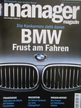 manager Magazin 5/2008 BMW Frust am Fahren,