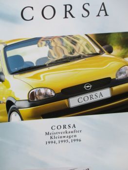 Opel Corsa B City Eco Swing Advantage 3-türer 5-türer Katalog April 1997