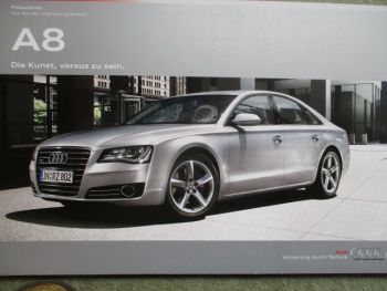 Audi A8 (Typ 4H) Produktinformation +Motoren/Getriebe +Ausstattung +Wettbewerb Dezember 2009