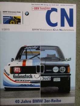 BMW Veteranen Club-Nachrichten 1/2015 40 Jahre BMW 3er Reihe E21 (Teil1),