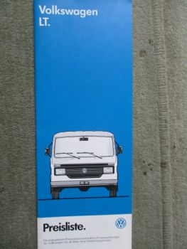VW LT 28 31 35 40 45 Kastenwagen Pritsche Fahrgestell Kombi Modelljahr 1994