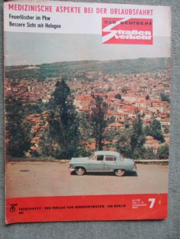 Der Deutsche Straßenverkehr 7/1969 Feuerlöscher im Pkw,Bessere Sicht mit Halogen