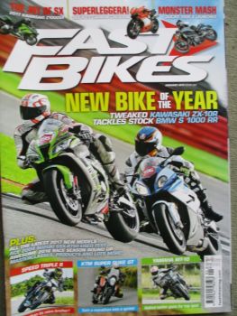 Fast Bikes 1/2017 issue 322 Kawasaki ZX-10R vs. BMW S 1000R,Speed Triple R,KTM Super Duke GT, Yamaha MT-10