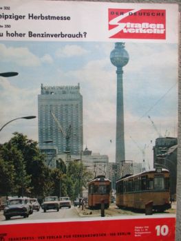 Der Deutsche Straßenverkehr 10/1970 Schleiz 1970 Melkus RS1000,