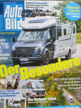 Auto Bild reisemobil 11/2020 Hymer B-Klasse ML T780 auf Sprinter,Etrusco T7400QBC, Gebraucht Eura Mobil Activa 635LS,