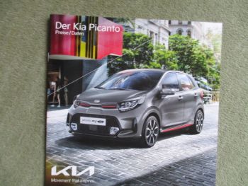 Kia Picanto +Editon 7 +Dream-Team Edition Preisliste Februar 2021
