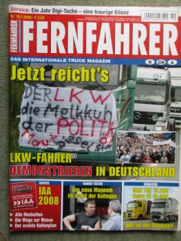 Fernfahrer 10/2008 MAN TGX 18.680 vs. Volvo FH 16-660,