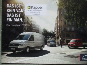 MAN TGE Kastenwagen Kombi Fahrgestell +Pritische (7C0) Juni 2018 Version Österreich