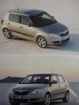 Skoda Genf 2007 Fabia (Typ 5J) Pressemappe +Großformat Fotos +CD-Rom