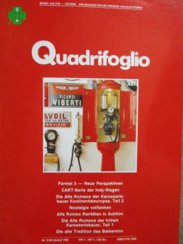 Quadrifoglio Magazin Herbst 1989 Forel 3,Cart Serie