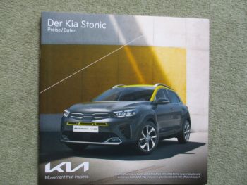 Kia Stonic Preisliste 10.Mai 2021 +Edition7 +Platinum Edition