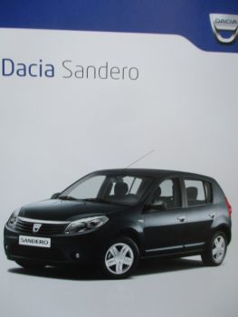 Dacia Sandero Katalog März 2009 Version Österreich